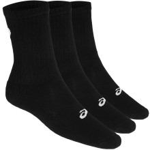 3 Paires De Chaussettes Asics Tennis Crew Noires