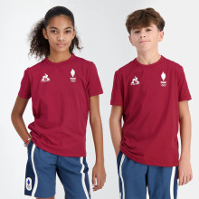 T-SHIRT LE COQ SPORTIF JUNIOR FRANCE OLYMPIQUE VILLAGE