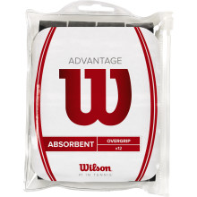 12 SURGRIPS WILSON ADVANTAGE OVERGRIP (ABSORBENT)