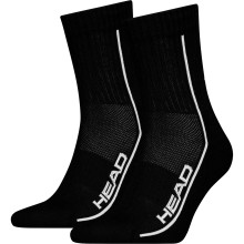 2 PAIRES DE CHAUSSETTES HEAD PERFORMANCE CREW (MID)