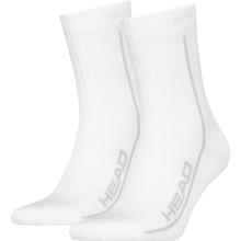 2 PAIRES DE CHAUSSETTES HEAD PERFORMANCE CREW (MID)