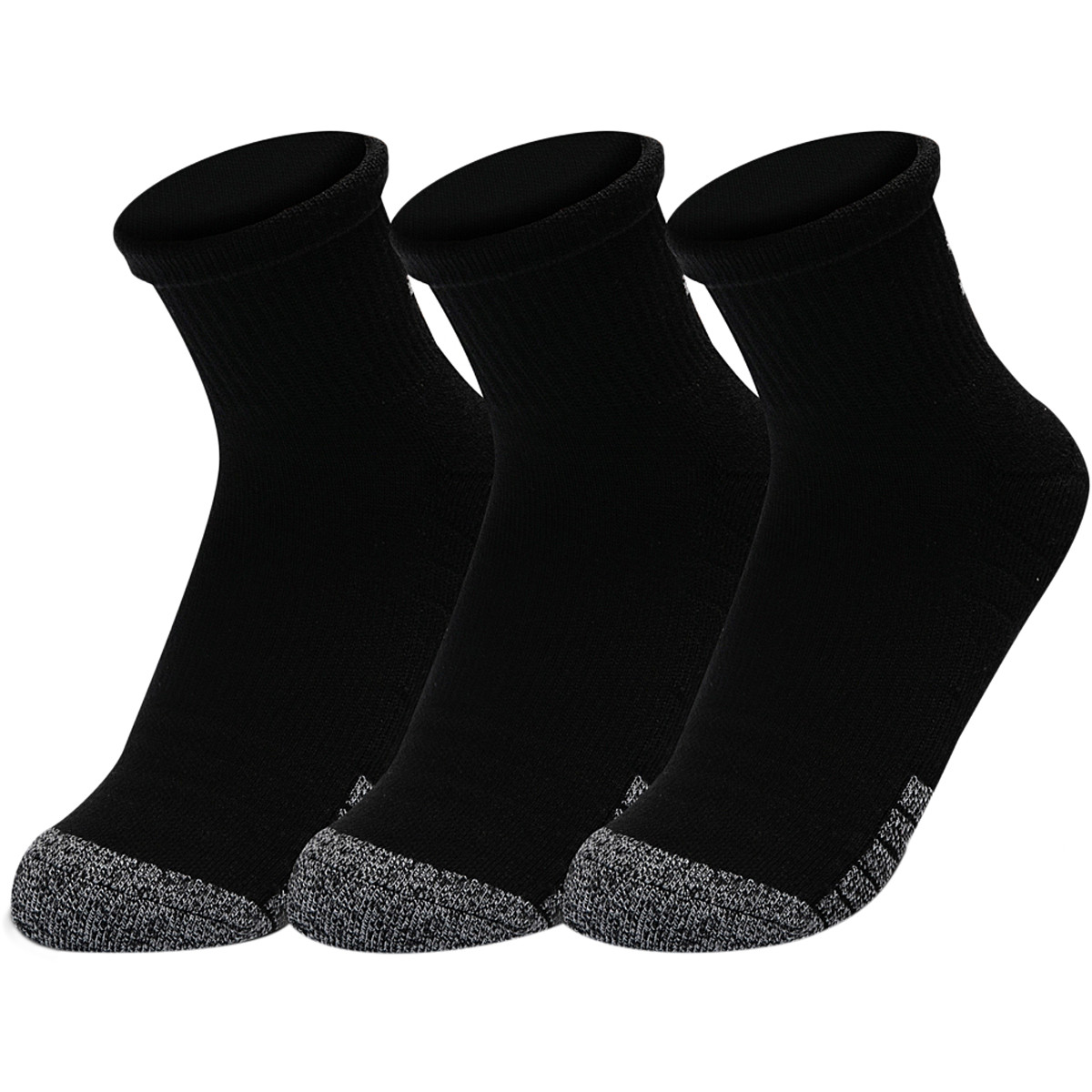 3 PAIRES DE CHAUSSETTES UNDER ARMOUR HEATGEAR QUARTER (ANKLE)