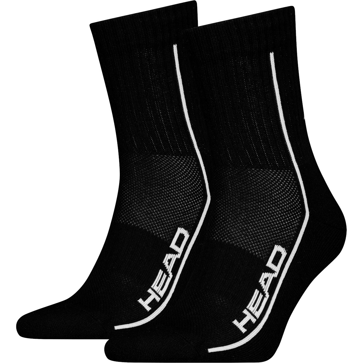 2 PAIRES DE CHAUSSETTES HEAD PERFORMANCE CREW (MID)