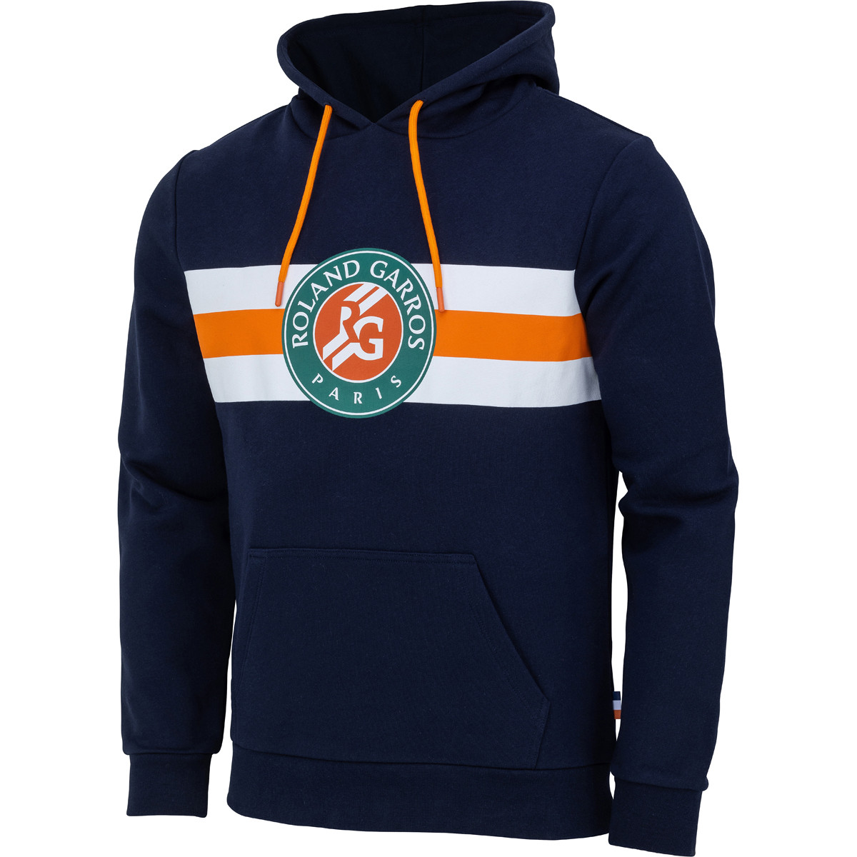 SWEAT A CAPUCHE ROLAND GARROS STRIPES